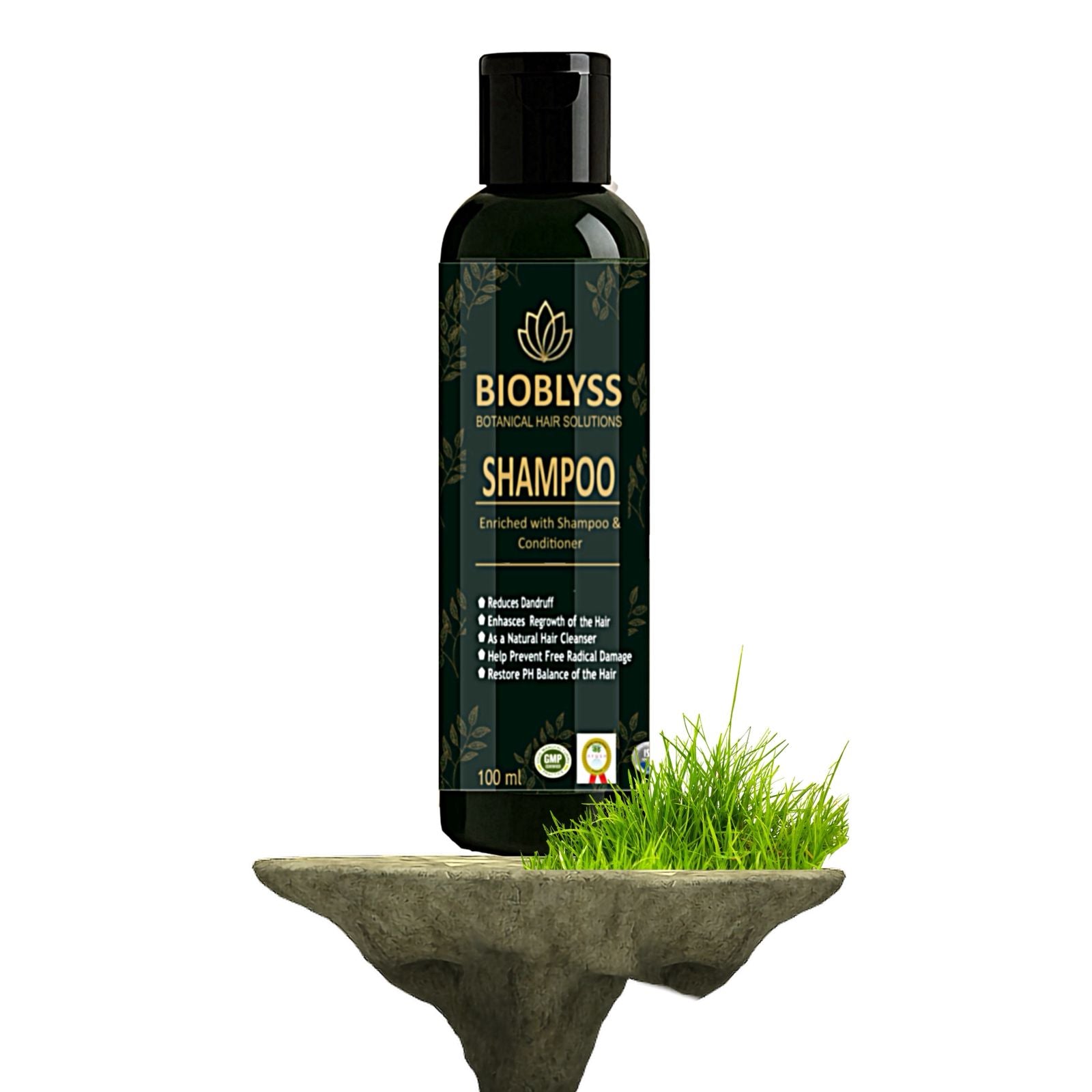 Bioblyss Ayurvedic Shampoo 100ml – Anti Hair Fall & Dandruff