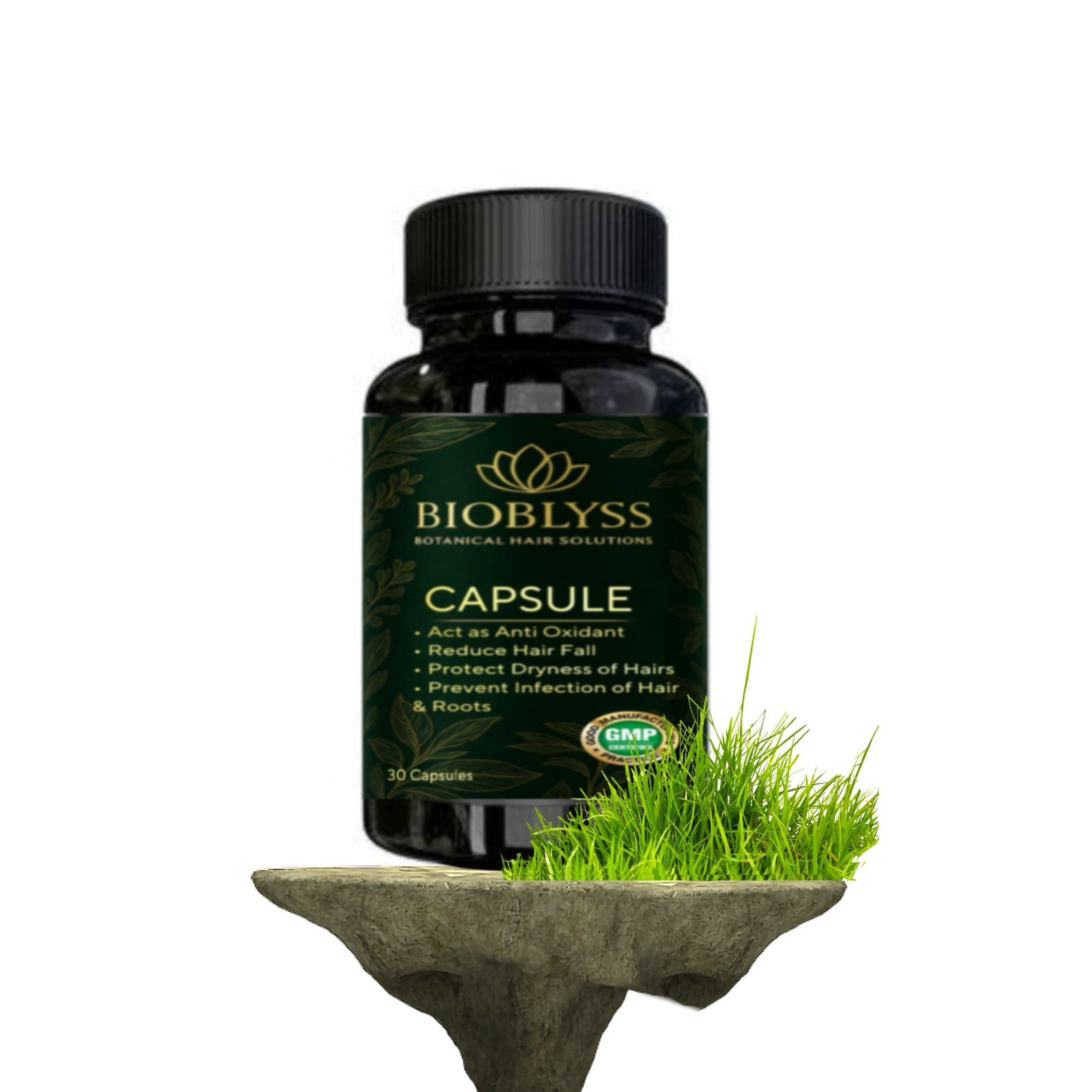 Bioblyss Ayurvedic Hair Capsules – Hair Fall Control & Regrowth